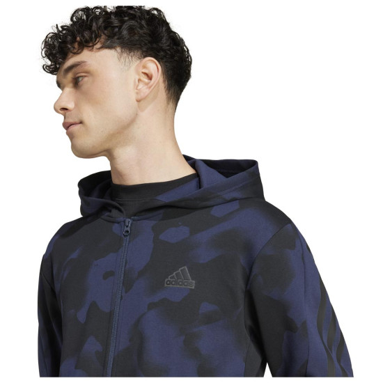 Adidas Ανδρική ζακέτα Future Icons 3-Stripes Full-Zip All Over Print Hoodie